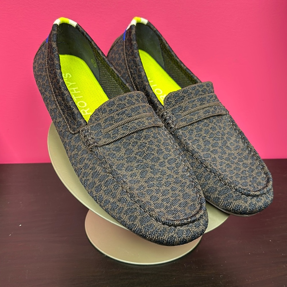 Rothy’s The Driver Loafer in Chocolate 🤎 Spot. New with Box 🗃️